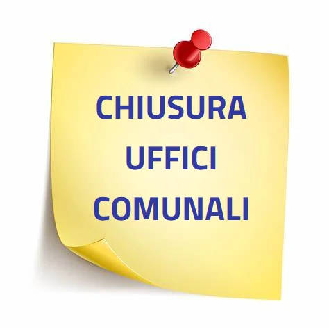 Avviso di chiusura uffici