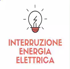 Avviso di interruzione di energia elettrica